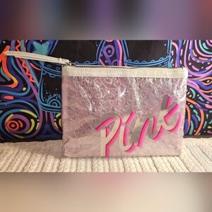 Victoria Secret PINK Bubble Heart Beauty Bag